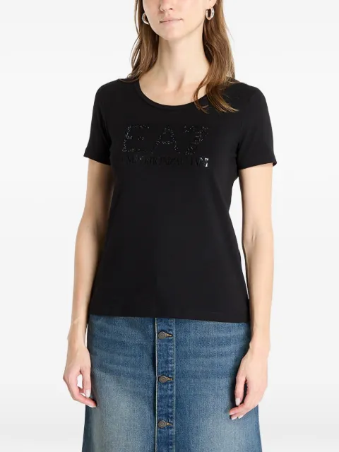 Ea7 Emporio Armani logo-detail T-shirt Black 7W000094AF10373