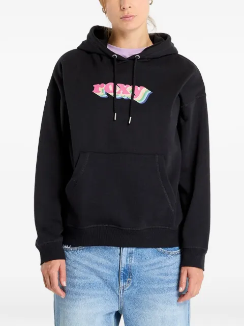 ROXY That's Rad logo-print hoodie Black ERJFT04803