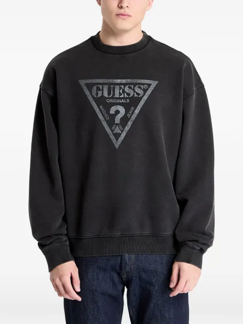 GUESS USA logo-print sweatshirt Black M5GQ35K68I4JTMU