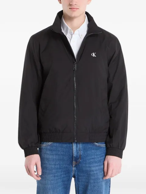 Calvin Klein Jeans Technical logo-print zip-up jacket Black LV04RF520G