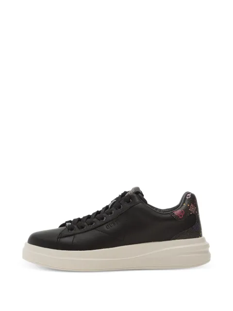 GUESS USA Elbina logo-print leather sneakers Black FLPE11LEA12BLACK