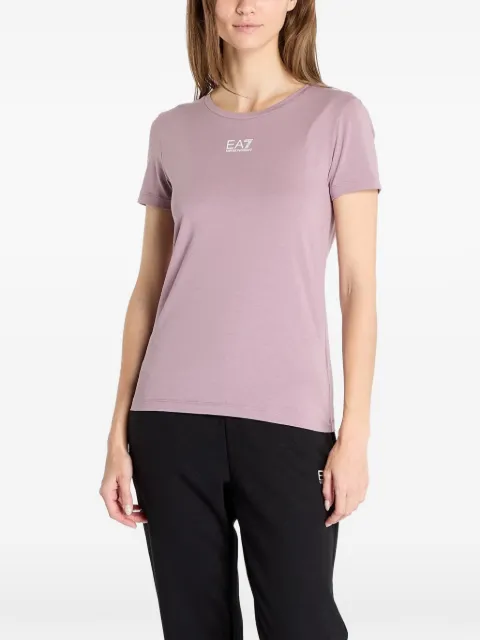 Ea7 Emporio Armani logo-print T-shirt Pink 6DTT12TJDZZ1341