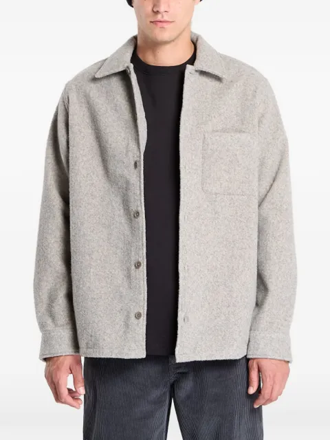 SAMSOE SAMSOE button-fastening pocket overshirt Grey M25300027170205TCX