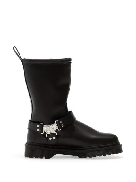 Dr Martens Aniston strap buckle-detail boots Black DM32199001