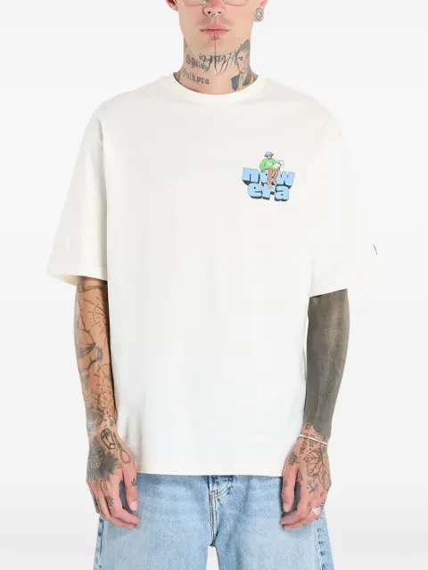 NEW ERA CAP Skate graphic-print T-shirt Neutrals 60684400