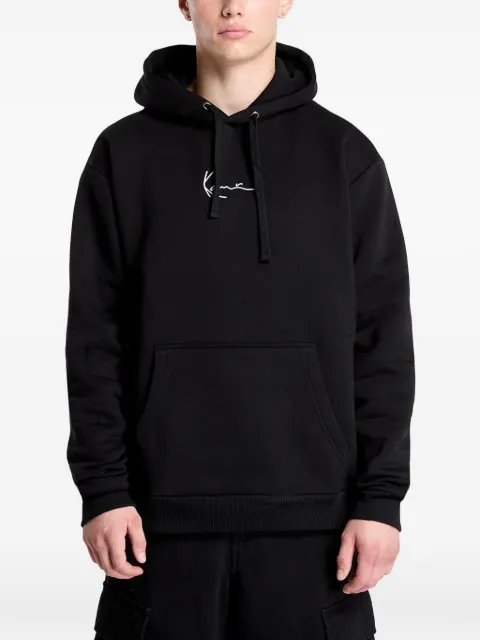 karl kani logo-embroidered hoodie Black 6021238