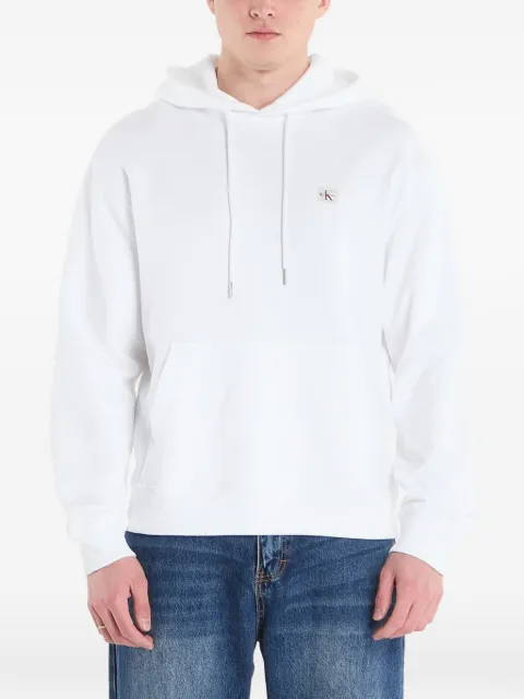 Calvin Klein Terry Monologo hoodie White LV04RC274GYAF