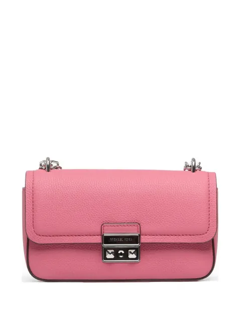 Michael Kors pebbled-leather shoulder bag Pink 30R6S2RL5L661