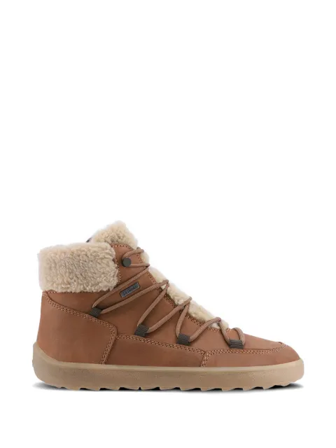 Be Lenka Bliss shearling-trim lace-up boots Brown 544410990022