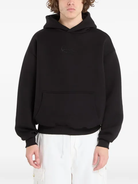 karl kani Scuba Os logo-embroidered hoodie Black PD00008886