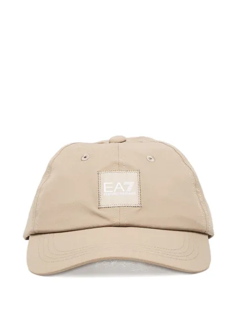 Ea7 Emporio Armani logo-patch baseball cap Neutrals 7X000595AF24754U6167