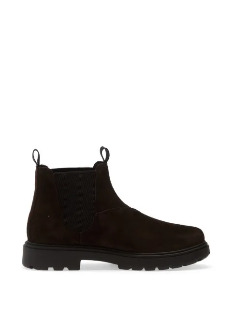 Geox suede chelsea boots Brown U46FRA00022C6006