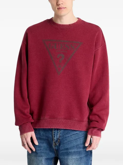 GUESS USA logo-print sweatshirt Red M4BQ11K9V31F5E9
