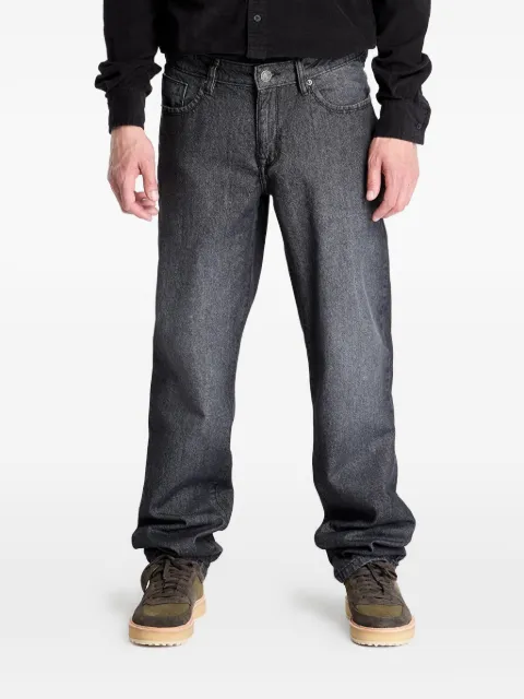 Urban Classics acid-wash jeans Grey TB3078
