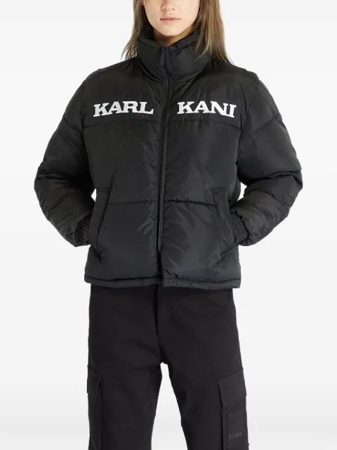 karl kani logo-print padded jacket Black KWJK01200101