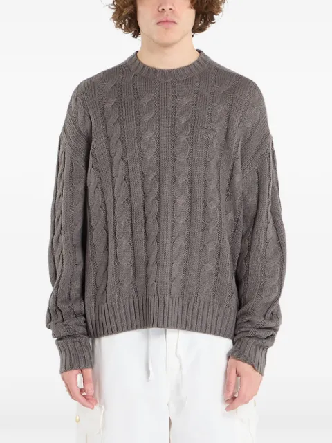 karl kani cable-knit sweater Grey PD00008929