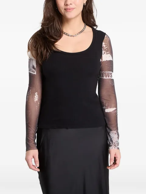 Desigual Lisboa T-shirt Black 25WWTK302000