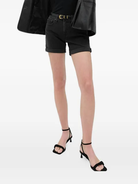 GAP Girlfriend rolled-hem shorts Black 570596