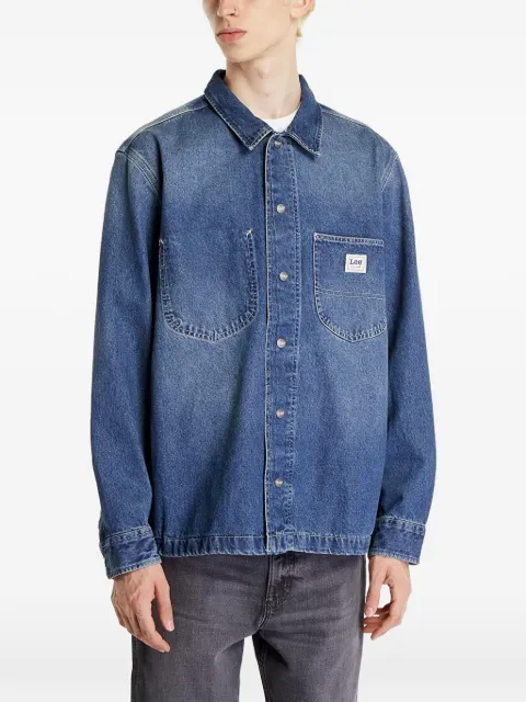 LEE faded-wash denim jacket Blue 112355636