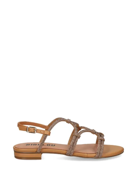 Bibi Lou Quail crystal-embellished caged sandals Neutrals 957Z00HG