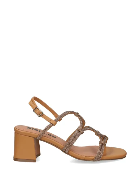 Bibi Lou Quail crystal-embellished multi-strap sandals Neutrals 958Z00HG