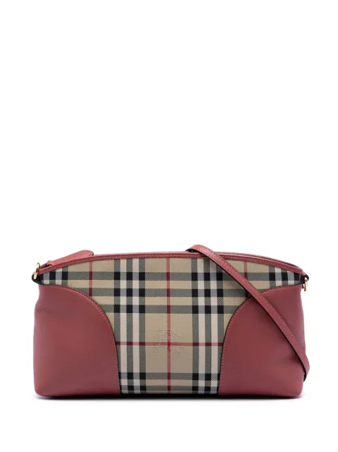 Burberry Pre-Owned 2000-2017 Haymarket Check Coated Canvas Chichester crossbody bag Neutrals LAFOZLPO0Q59R80Z