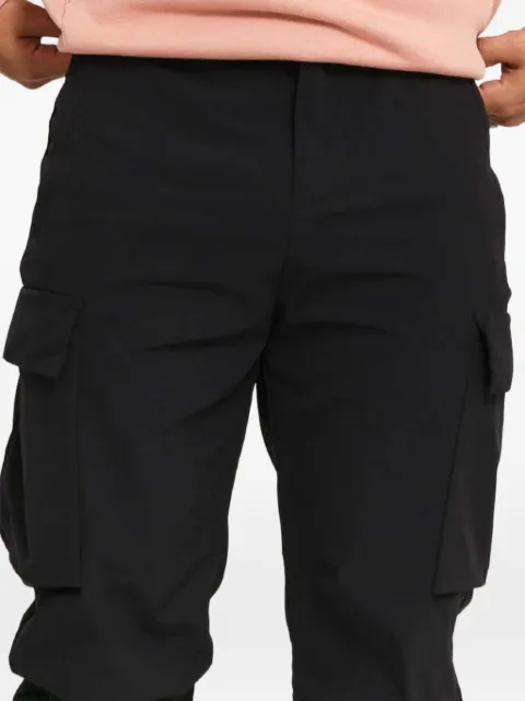 Urban Classics zip-fastening multi-pocket trousers Black TB3822