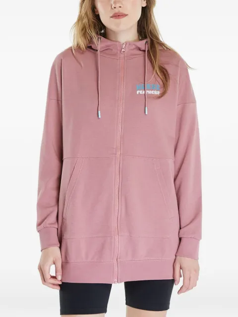Horsefeathers Naava logo-print zip-up hoodie Pink SW889E
