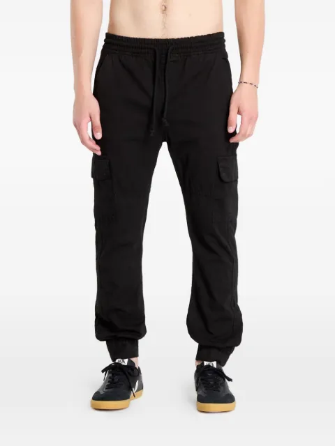 Urban Classics drawstring-waist cargo track pants Black TB4127