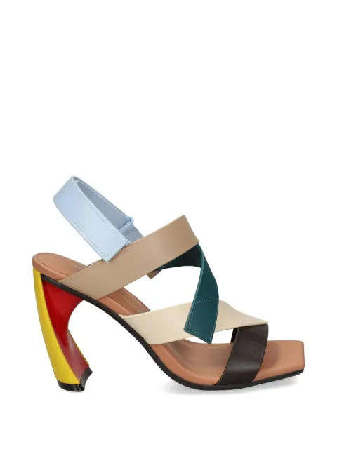United Nude Juma Straps Hi colour-blocking crossover sandals Neutrals 1101196516