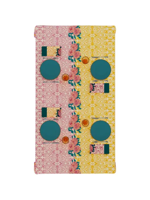 Lisa Corti Dam Dam floral-print napkins Purple NAP50X50DDLD4