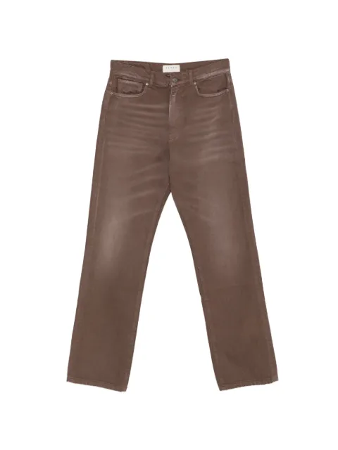 Paura Mercurio faded-effect jeans Brown 15DP40110000016