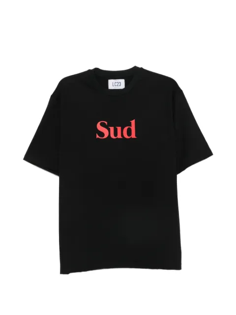 LC23 logo-print T-shirt Black T101SS26