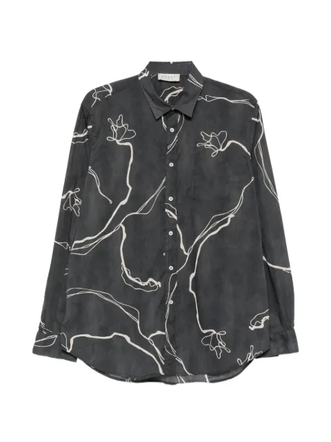 Paura Fedone abstract-print shirt Grey 15DP20030000001