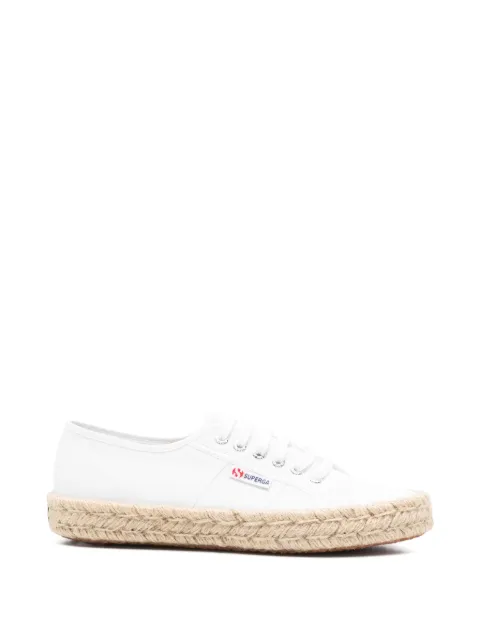 Superga braided-sole lace-up sneakers White S2135VWAJR