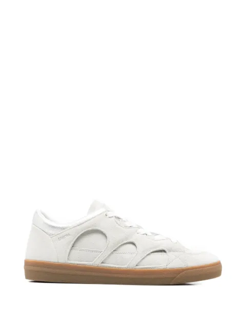 SANTHA cut-out detail panelled sneakers Grey YU05LPSDWS