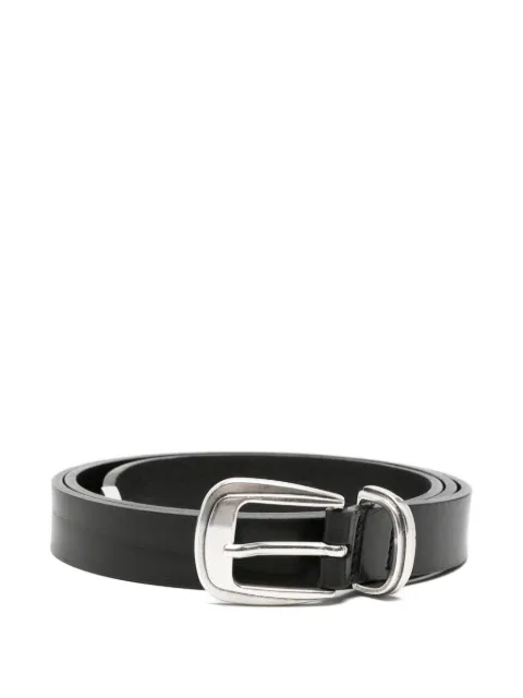 Paura buckle-fastening leather belt Black 15PD00090000001