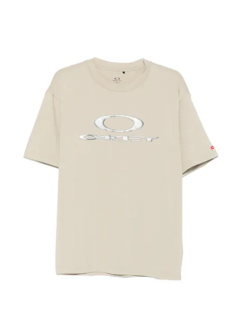 Oakley logo-print T-shirt Neutrals FOA408788