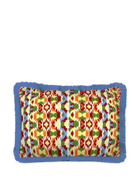 Lisa Corti Taquikat cotton cushion cover Brown FE35X50MUSJQ4135X50