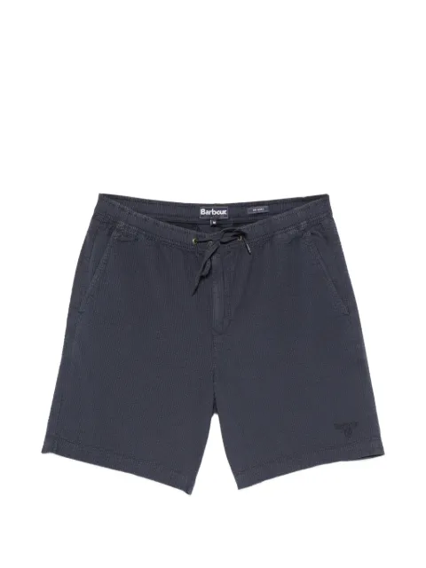 Barbour seersucker drawstring shorts Blue MST0059