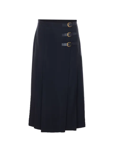 Chloé pleated midi skirt Black CH26SJU11067001