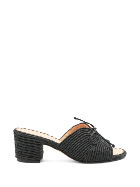 ODISSI Odett woven bow sandals Black OD46036A23030999
