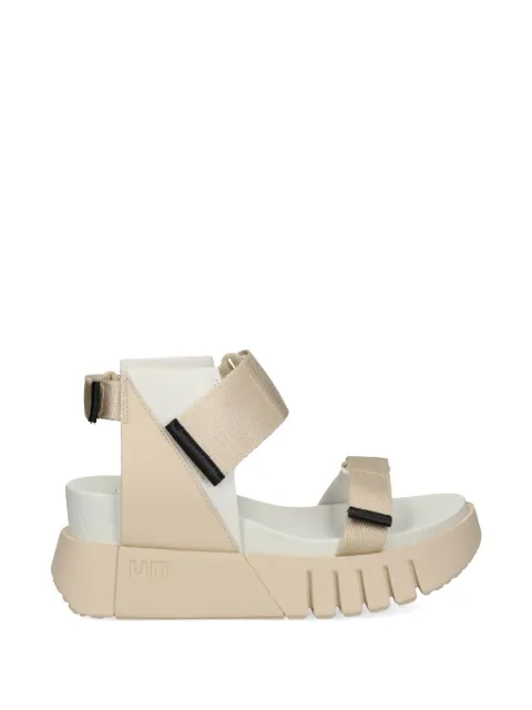 United Nude Delta Run touch-strap platform sandals Neutrals 1041082816