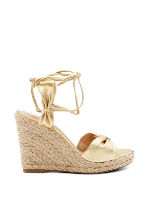 Aquazzura metallic leather espadrilles Gold CNAHIGW0WNASOG