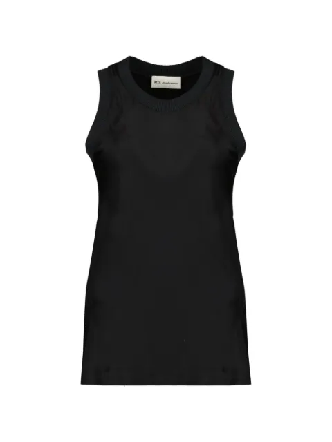 AMI Paris sleeveless tank top Black FTP833VI0053