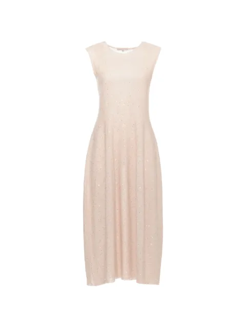 Antonelli sequin-embellished midi dress Neutrals DAFNE41777Q20120