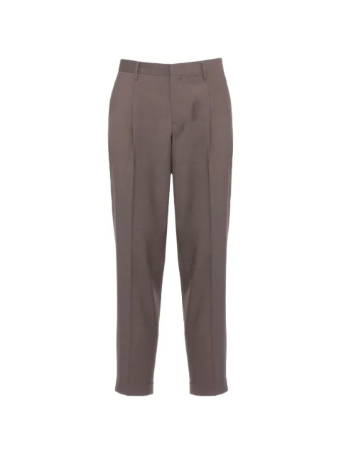 Briglia 1949 pleated turn-up trousers Brown TIBERIOS30010800046
