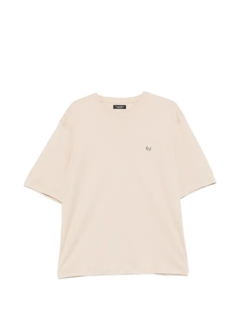 Stefano Ricci logo-plaque T-shirt Neutrals MNH6105100LUXT