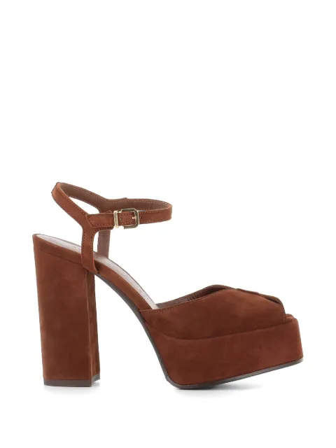 Sergio Levantesi suede platform sandals Brown VERA6