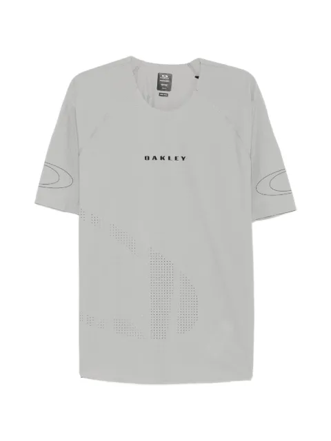 Oakley Seeker Whip logo-print raglan-sleeve T-shirt Grey FOA407940